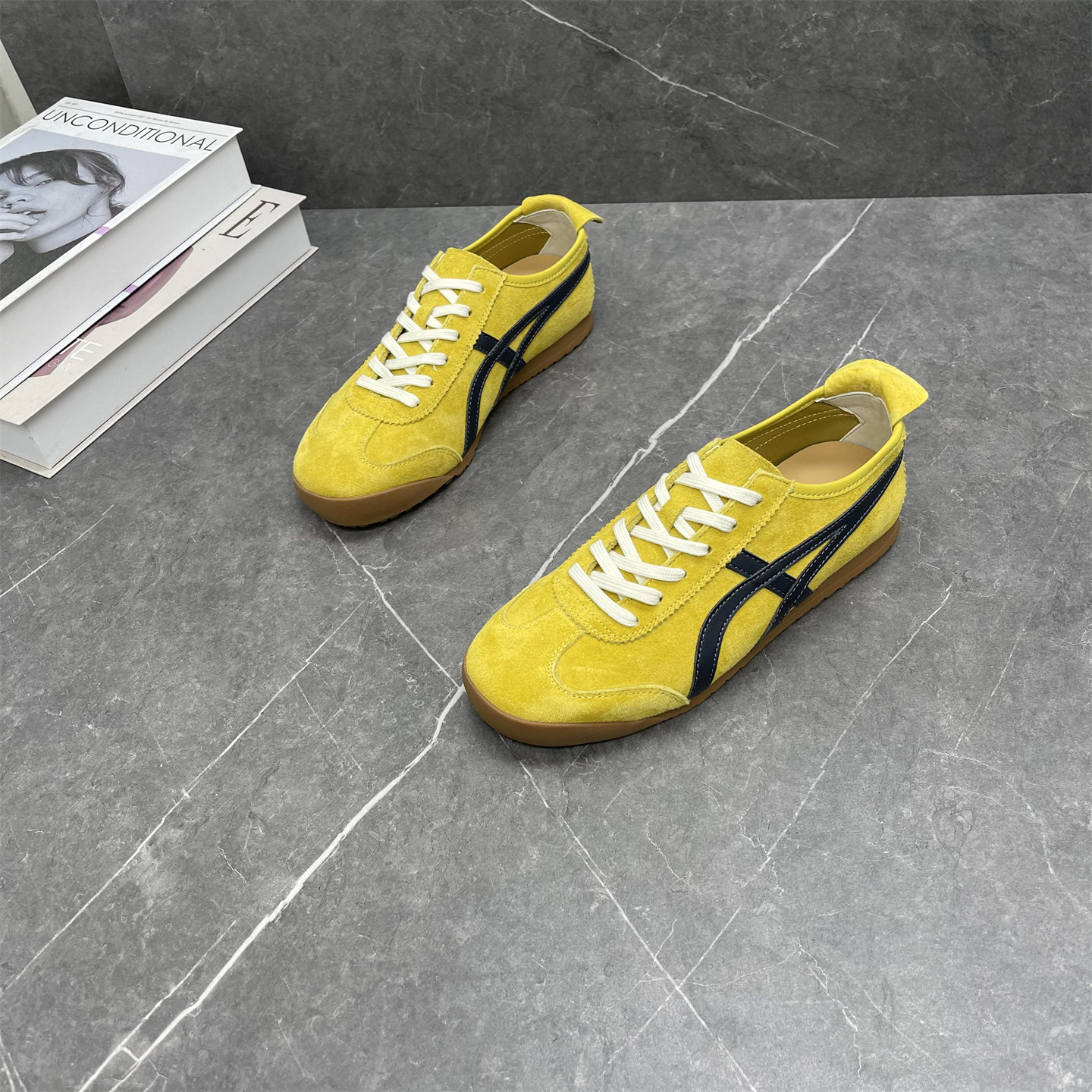 真皮拼色软底阿甘德训鞋女2026年春季新款牛皮平底系带运动休闲鞋,女鞋,时尚休闲鞋,淘宝优惠券,粉丝福利购,淘宝优惠卷