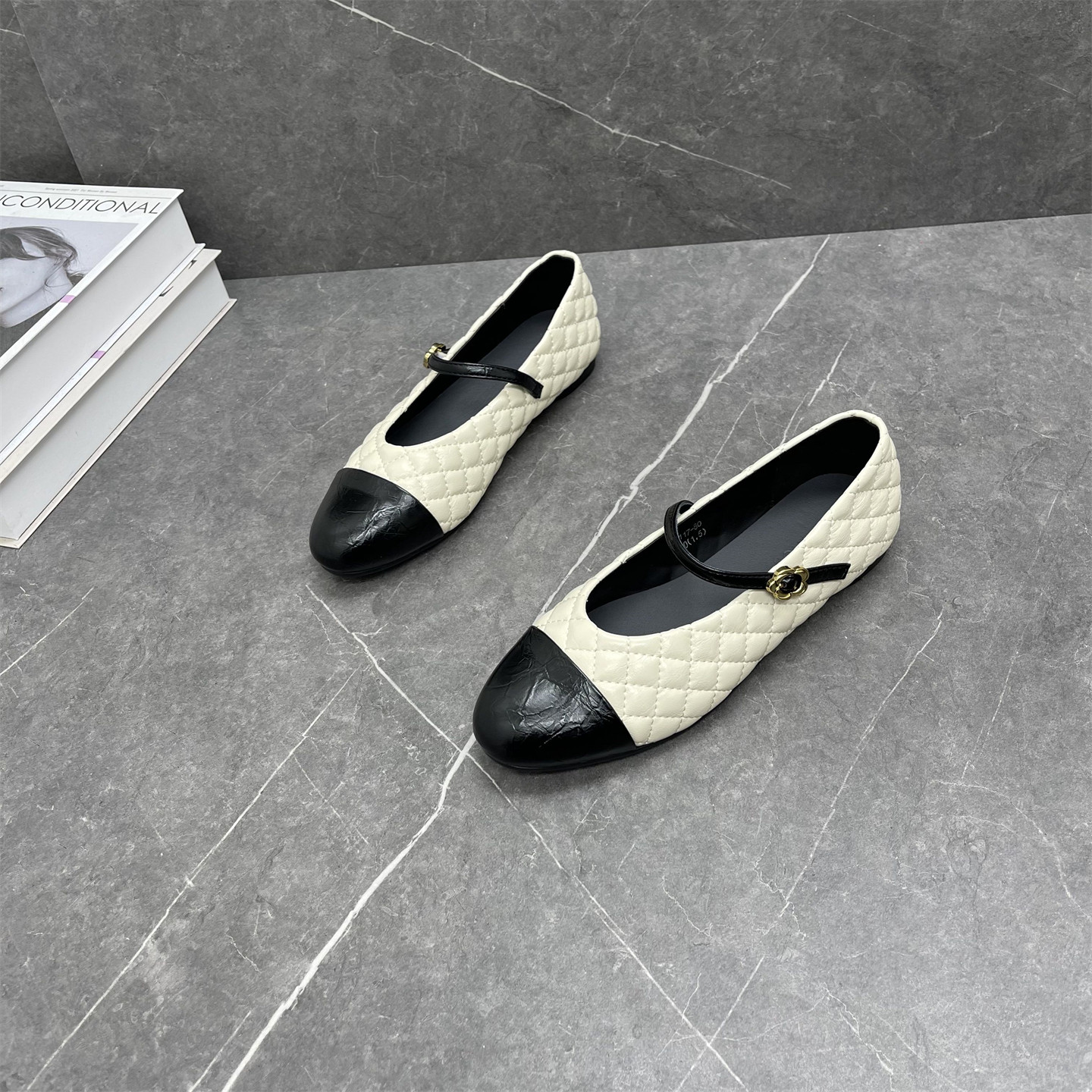 小香风平底玛丽珍鞋女2026春新款软底舒适芭蕾舞浅口一字扣带单鞋,女鞋,时尚芭蕾鞋,淘宝优惠券,粉丝福利购,淘宝优惠卷