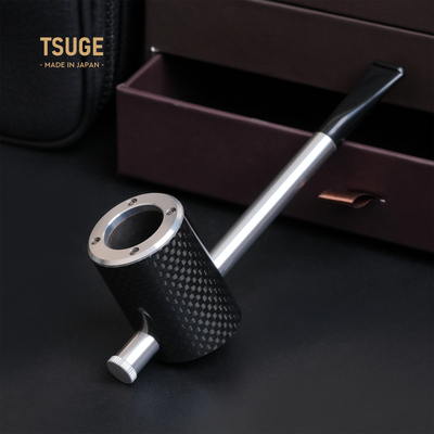 日本拓植石楠木碳纤维手工烟斗