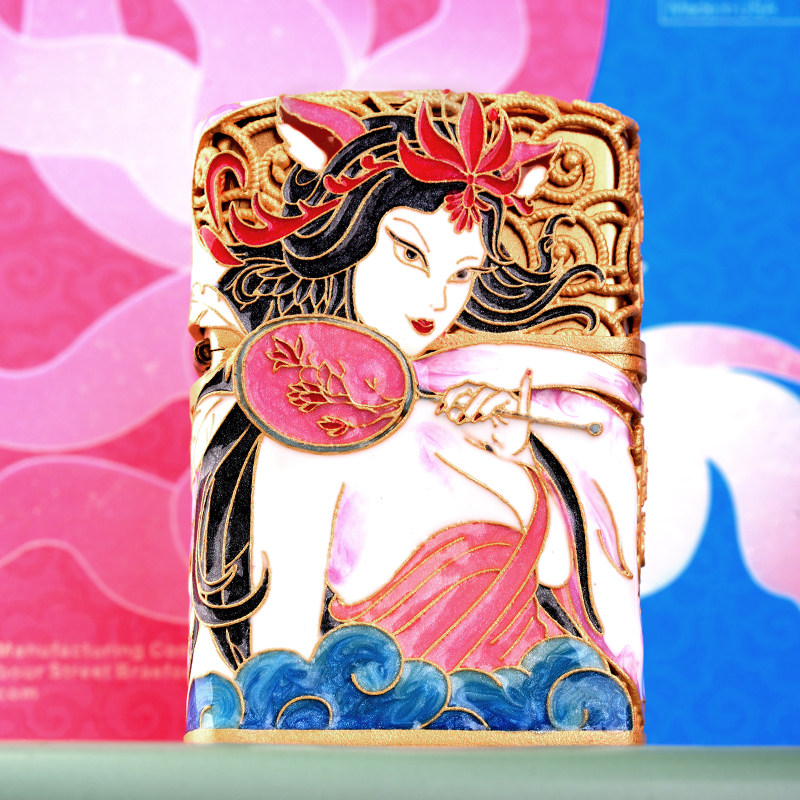 zippo九尾妲己夜光礼盒蛇年防风