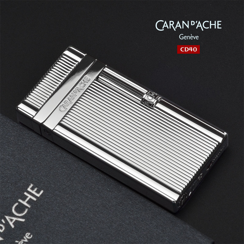 正品 CARAN D'ACHE 凯兰帝打火机火石气体机侧滑点火高档商务礼品
