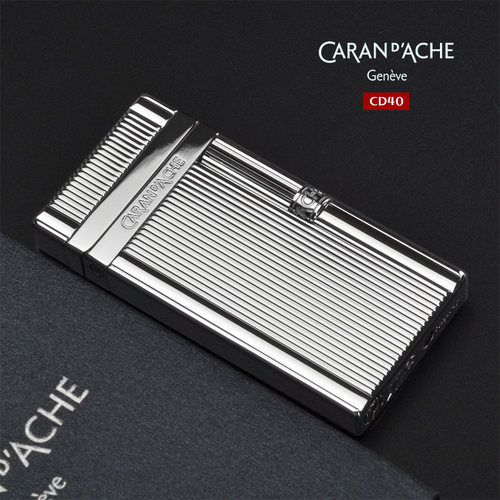 正品 CARAN D'ACHE 凯兰帝打火机火石气体机侧滑点火高档商务礼品
