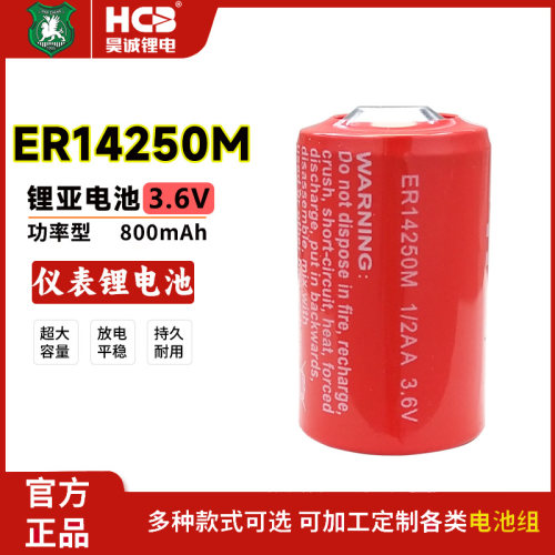 昊诚ER14250MCO报警仪3.6V锂电池
