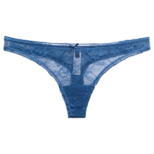 蕾丝丁字裤女性感欧美T裤日韩版甜美可爱少女小裤运动健身无痕薄