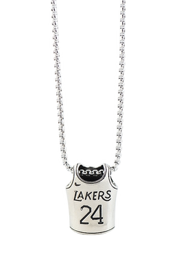 潮牌乔丹钛钢嘻哈项链湖人篮球衣