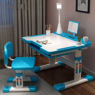 儿童学习桌中小学生书桌 写字桌椅套装家用 可升降课桌男孩女孩子