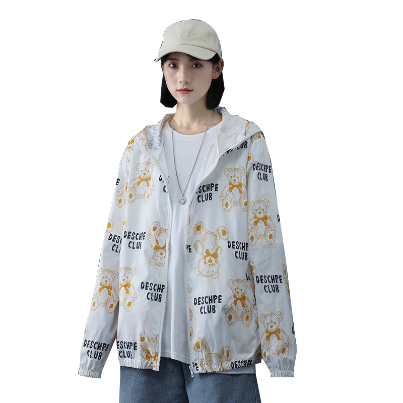 2023新款防晒衣男潮宽松夏季夹克连帽防晒服皮肤衣外套3FS2601P25,男装夹克,电商A097