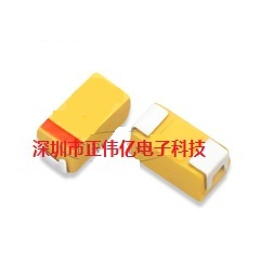 贴片钽电容686A 68UF 10V B型3528/1210 AVX黄色 胆电容 极性电容