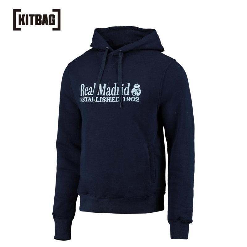 皇家马德里 established 图案 连帽衫 -男子