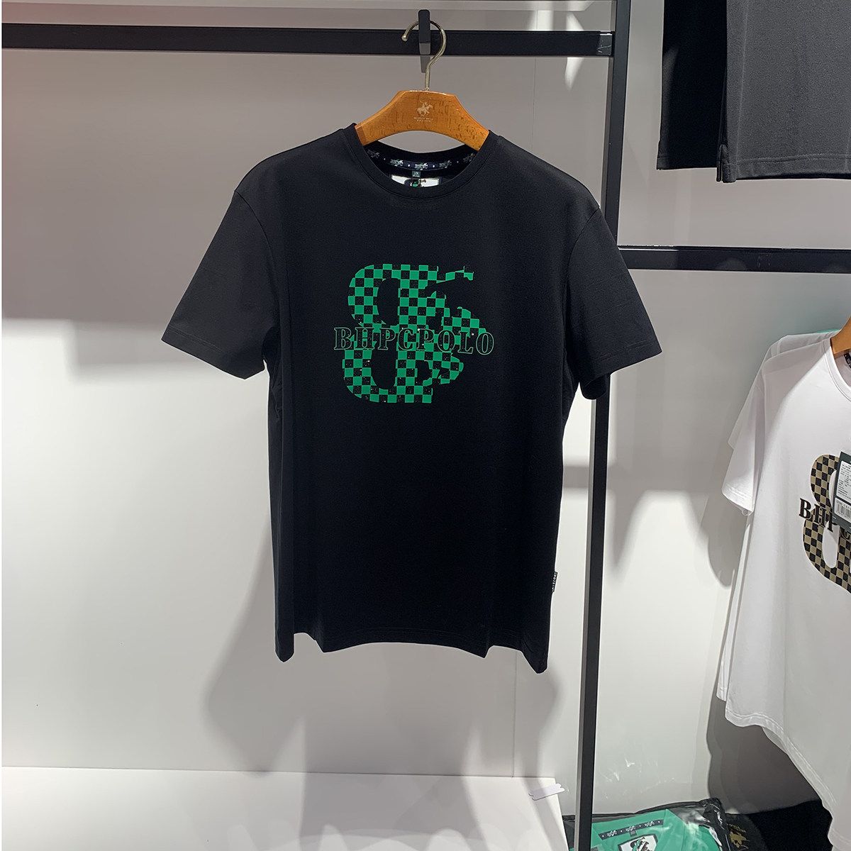 比华利保罗休闲中年翻领半袖