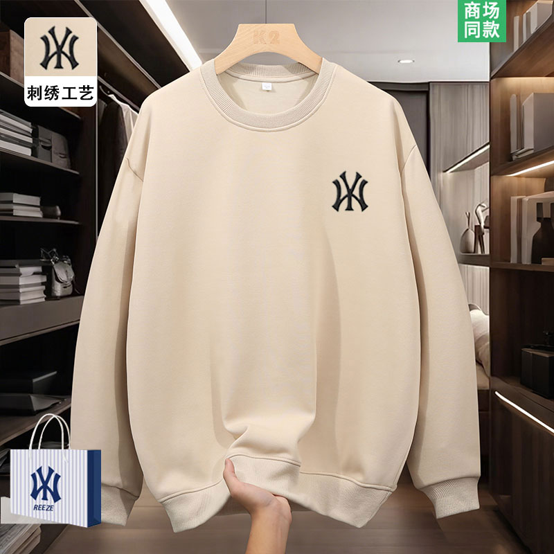 【2折专区】秋季爆款丨刺绣圆领卫衣长袖帅气丨痞帅重磅情侣潮