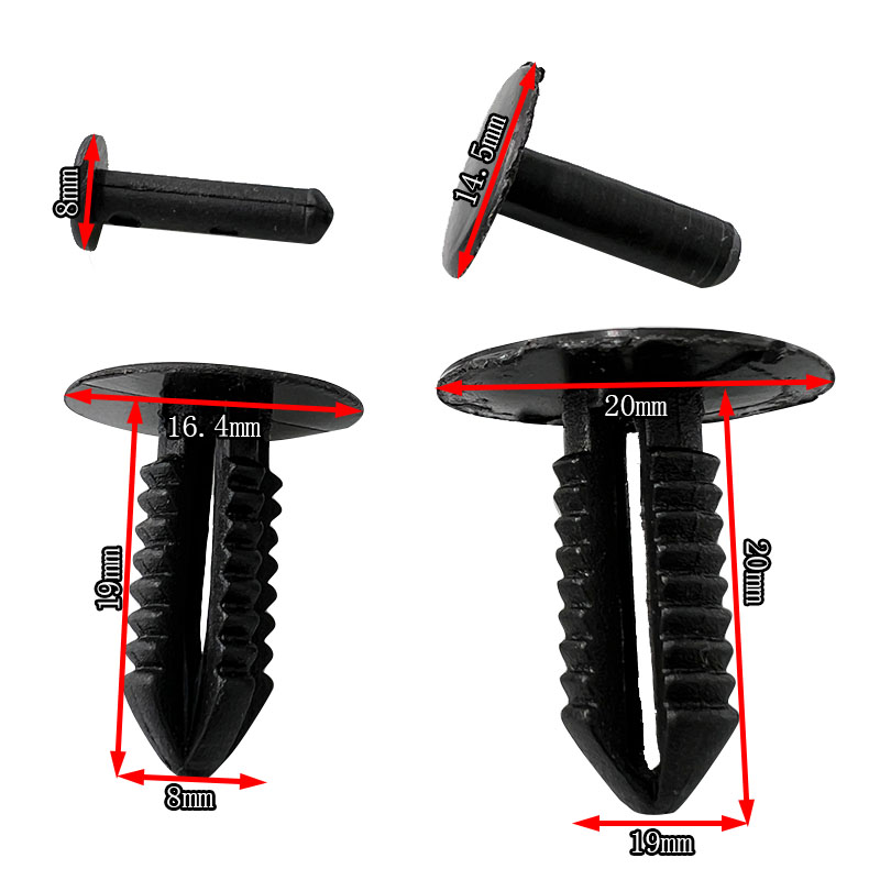 E200E260叶子挡泥板卡扣卡子