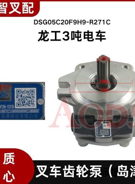 龙工3吨 电动叉车齿轮泵岛津液压泵  DSG05C20F9H9-R271C