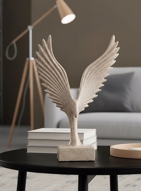 简约现代飞鸟树脂摆件乔迁送礼