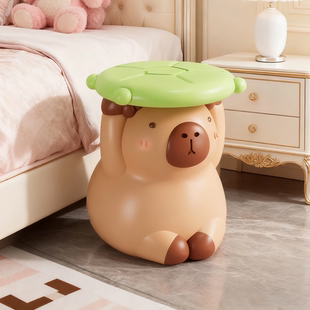儿童凳入户门口家用换鞋凳可爱蘑菇凳儿童客厅小凳子矮板凳穿鞋凳