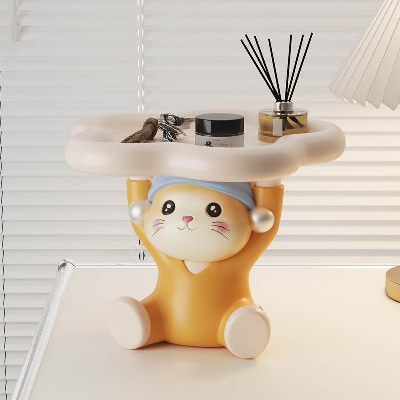 可爱卡通动物造型收纳摆件