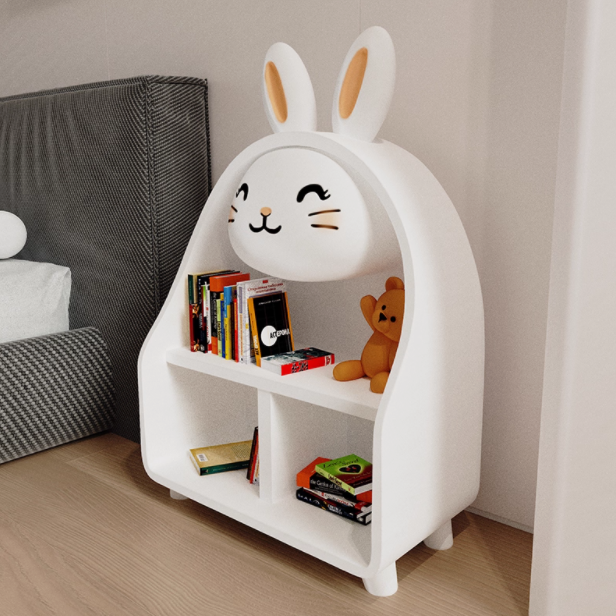 可爱卡通兔子书架儿童房收纳置物