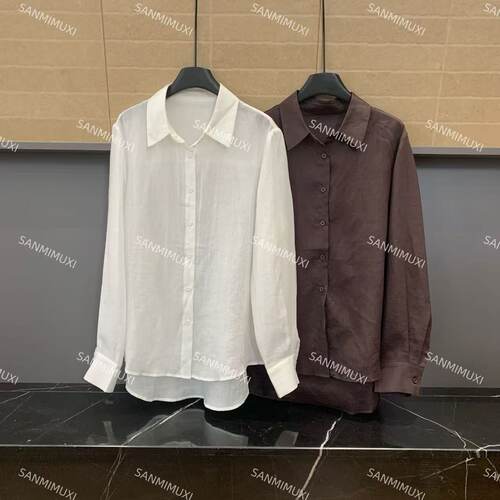【叁米木兮】麻感衬衣 H7077
