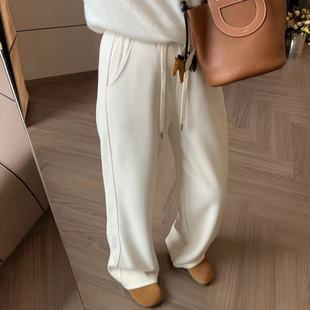 J0959 醋酸系列松紧腰头阔腿裤 SANMI 叁米