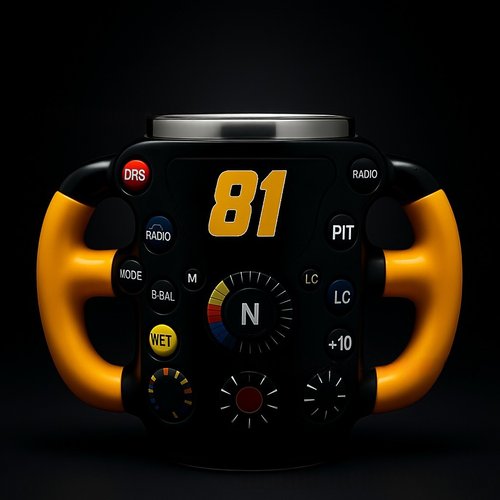 跨境新款Painted F1 Racing Coffee Mug赛车主题马克杯咖啡杯