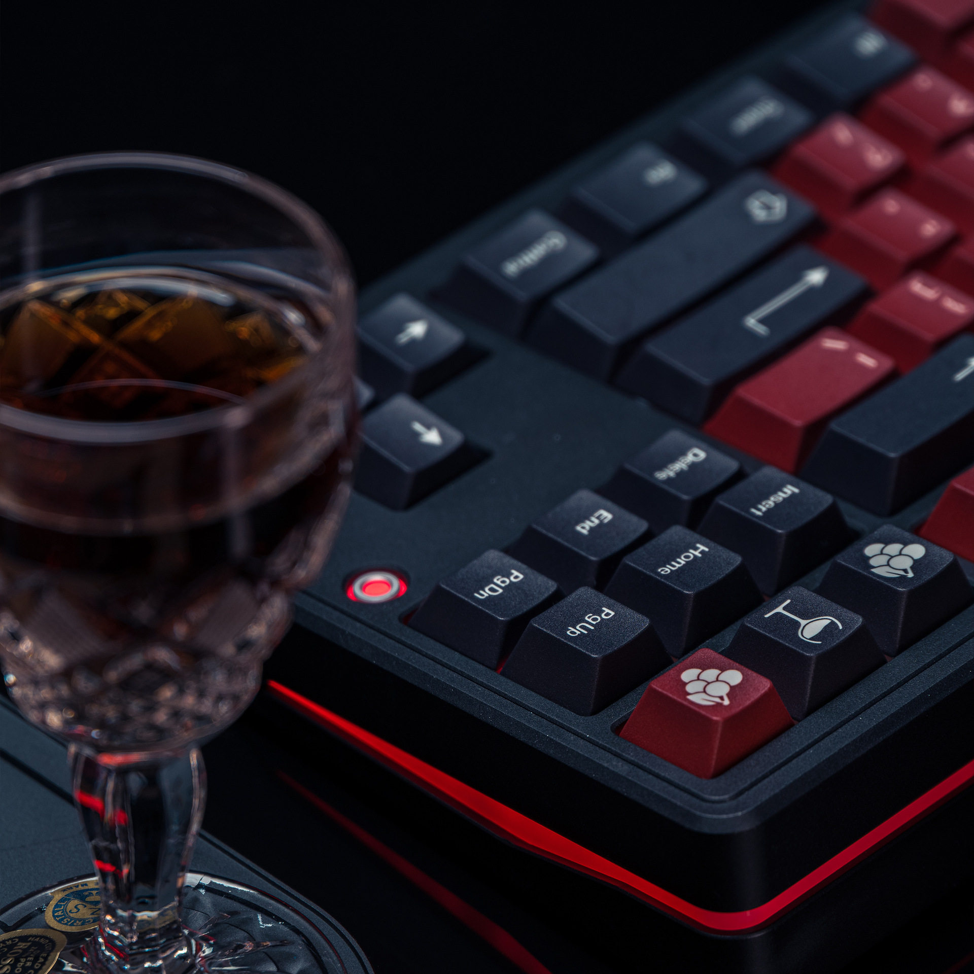 勃艮第红酒键帽客制化