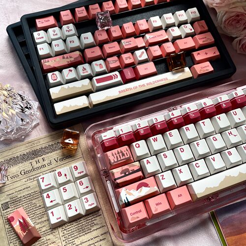 敲敲莓PBT热升华耐磨键帽