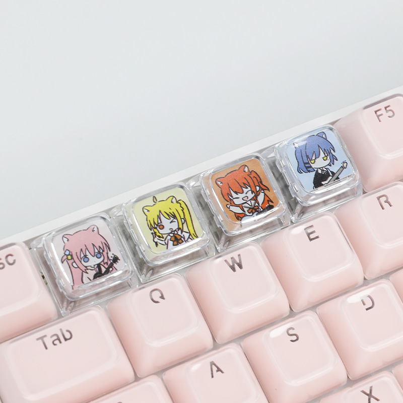 敲敲莓孤独摇滚个性键帽