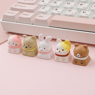 键帽可爱宠物机械键盘帽单个ESC键帽客制化女生礼物 宠咖小馆个性