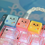 敲敲莓BMO机器人个性 键帽可爱卡通透光机械键盘帽单个立体ESC礼物