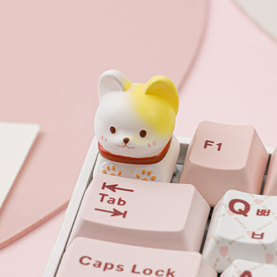 键帽可爱柴犬机械键盘帽单个ESC键帽客制化女生礼物 宠咖小馆个性