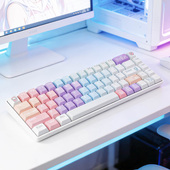 敲敲莓星际巡航键帽可爱原创PBT热升华磁轴客制化机械键盘键帽女