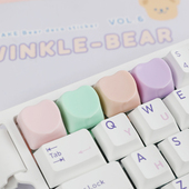 敲敲莓可爱爱心个性 键帽客制化机械键盘帽单个ESC立体送女礼物
