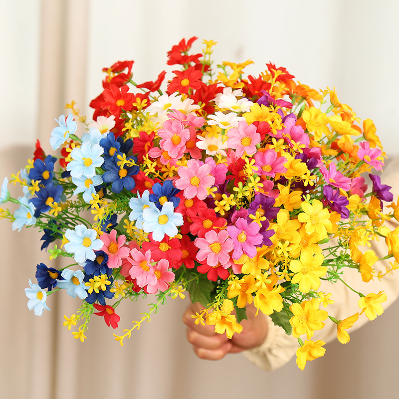 假花塑料花仿真玫瑰藤室内绢花