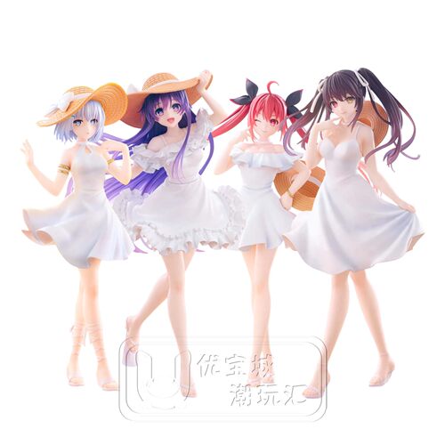 全款预售FuRyu日版正品约会大作战 折纸 狂三 夏日连衣裙景品手办