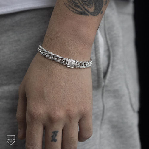 银饰手链银手链WBJ银欧美嘻哈