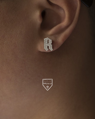 wbj定制珠宝欣赏耳钉款式18K14k