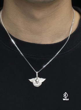 wbj定制珠宝和平鸽吊坠s925银镀金饰品首饰 和平鸽dove pendant