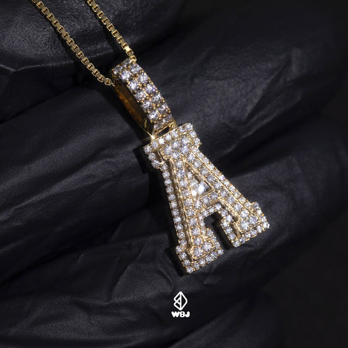 VVS项链吊坠WBJ定制珠宝K金情侣