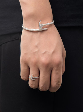 WBJ定制珠宝欧美通用银手镯