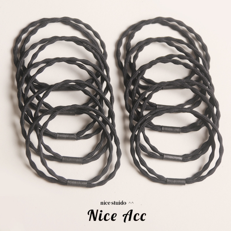 韩国网红双层豆豆发绳高弹力发圈