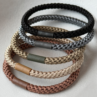 敲好用 登山跑步头绳户外运动发圈扎马尾耐用皮筋百搭不伤发头绳