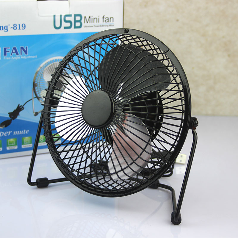 USB·çÉÈ ÃÔÄãUSB½ðÊôÉÈÒ¶´ó·çÉÈ USB Mini Fan 6´ç·çÉÈ