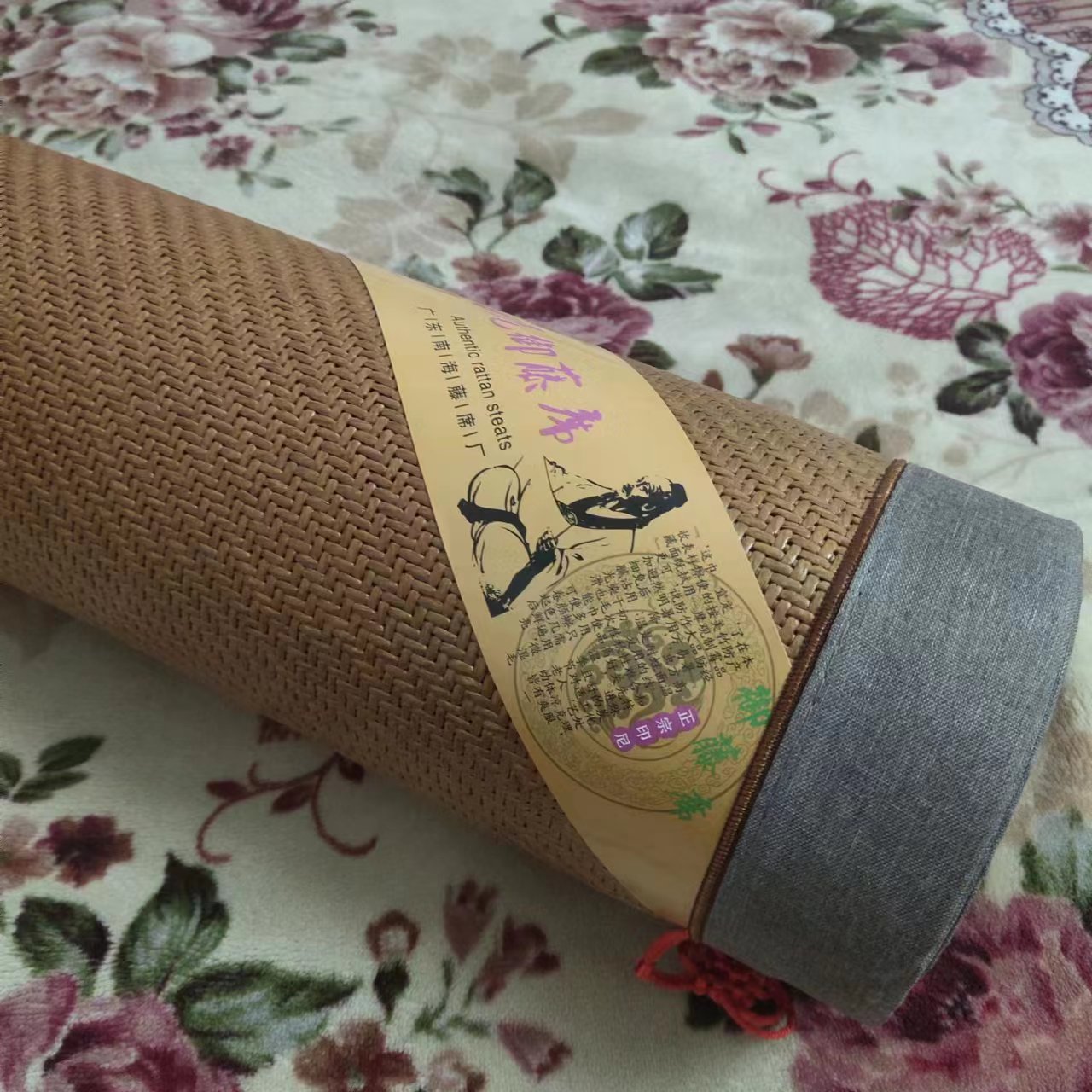 御藤席加厚空调凉席藤席可折叠藤席家庭酒店外贸