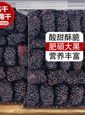 冻干黑莓莓果烘焙零食黑莓干蓝莓脆树莓草莓桑葚冷冻果干商用零食