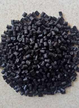 尼龙PA66黑色再生料 可代替新料 加纤阻燃V0级 耐高温 高冲击