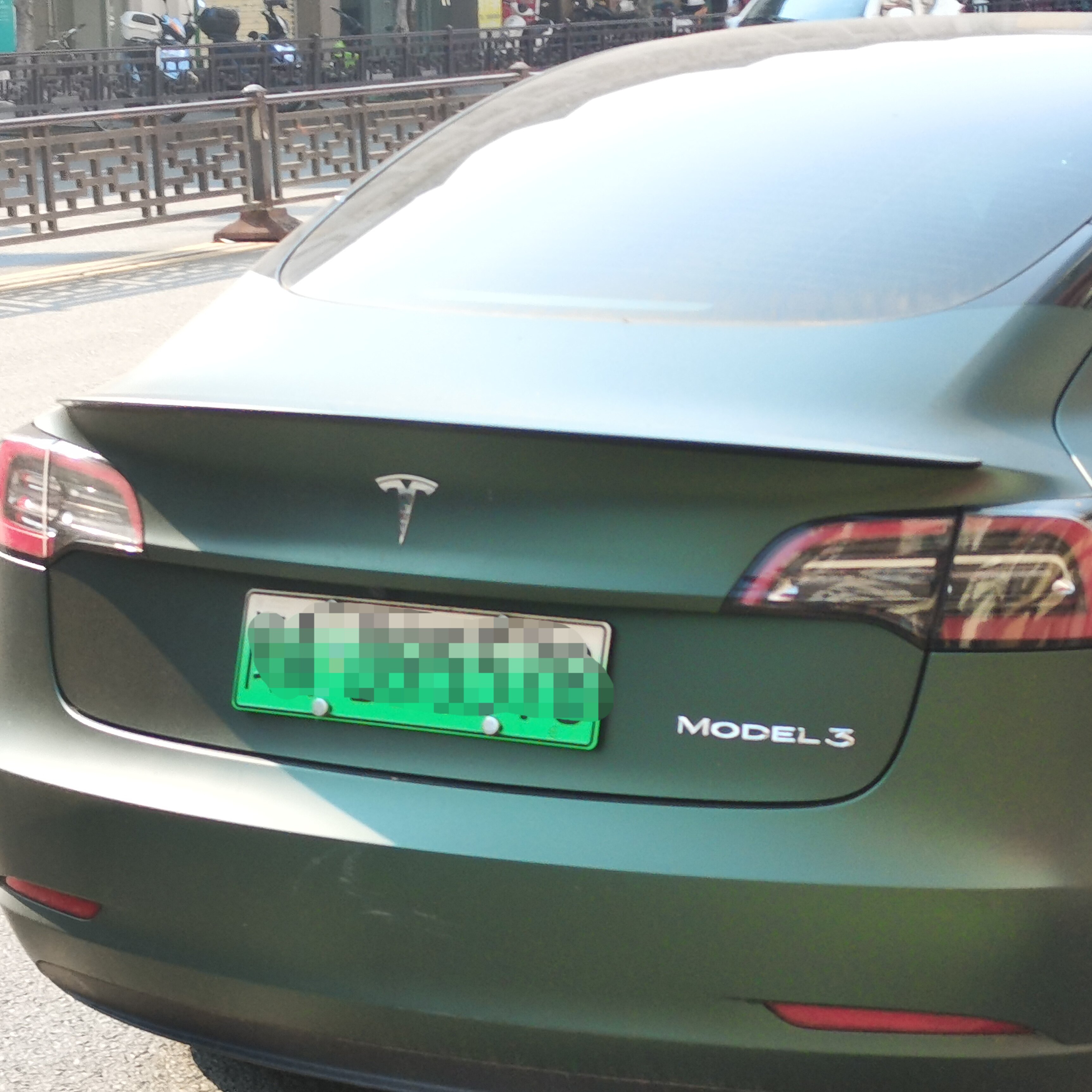 适用特斯拉Model3/Y/S碳钎维尾翼高性能干碳P版原厂包围改装饰配