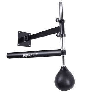 竞派墙挂式拳击旋转棍靶壁挂可收起速度球灵敏闪避拳靶拳击反应靶