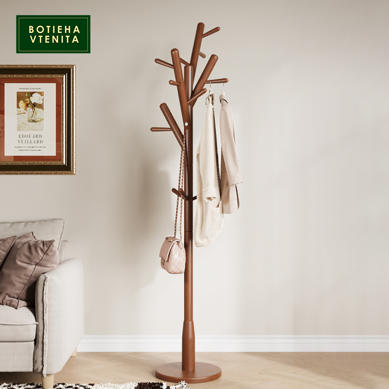 BOTIEHA VTENITA卧室家用立式挂衣架简约单杆式挂衣服包包衣帽架