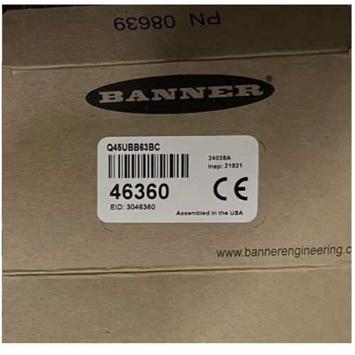 议价邦纳BANNER液位开关Q45UBB63BC 150mA DC12~24V