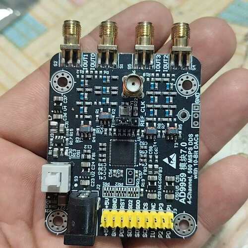 【议价】AD9959四通道高速DDS模块 带AD835乘法放大器 还